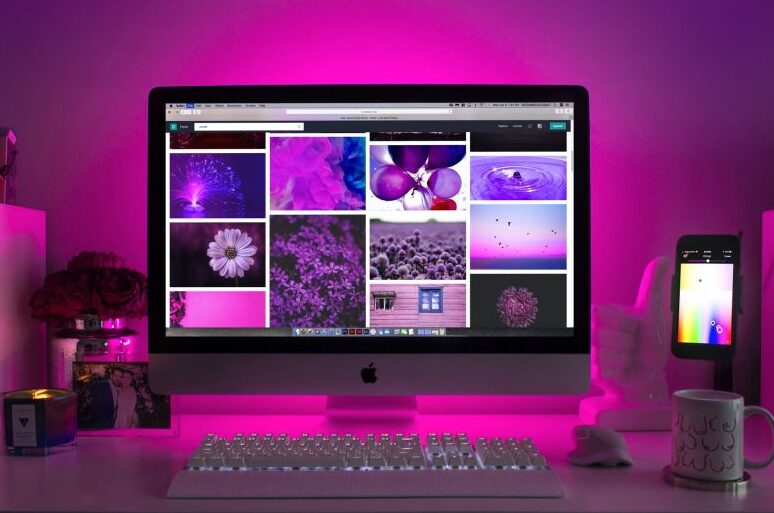 Pink desktop
